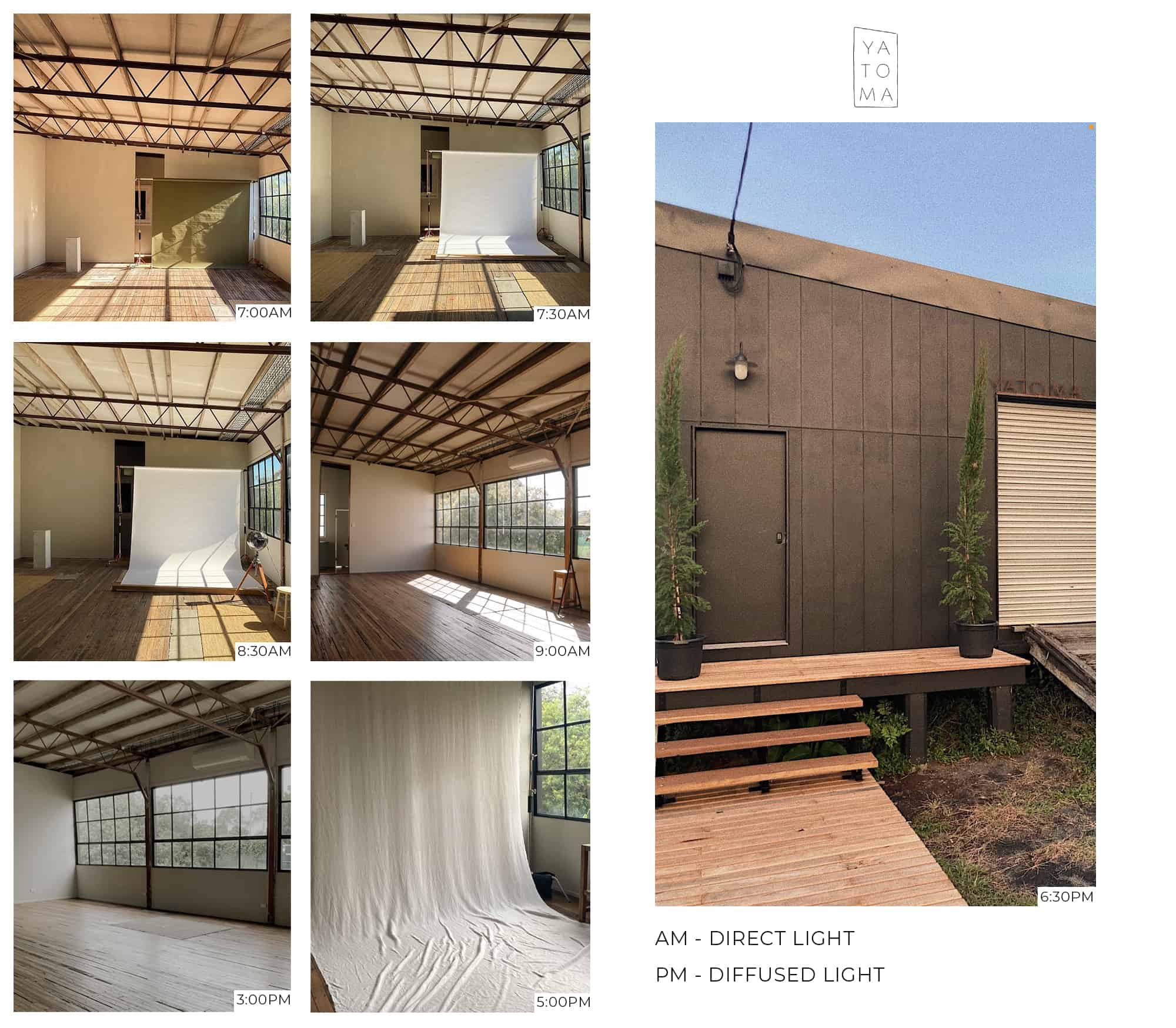 Natural Light Studio Yatoma Studio Rentable Photography Studio Event Space Photography Equipment Hire Life Drawing Brisbane